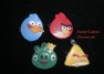 431sp Angry Mad Birds Chocolate Candy Mold 431sp Angry Mad Birds Chocolate Candy Mold